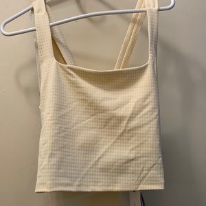 Women’s Nike Yoga Checkered Crop Top Size XXL ✨FINAL PRICE DROP for THIS ITEM! ✨